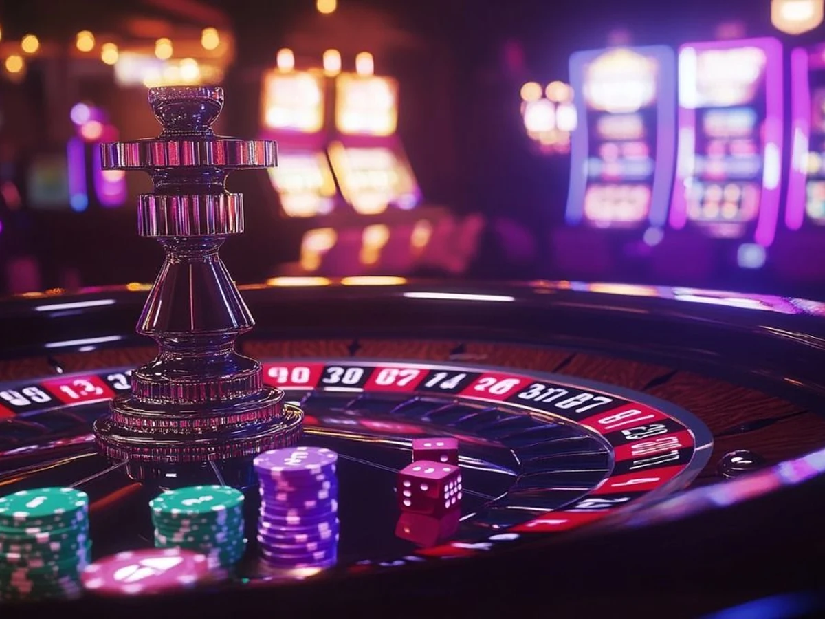 Tampilan permainan slot RP777 dengan reel dan simbol berwarna